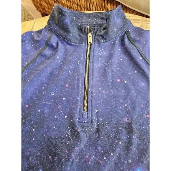Dapplebay Women's Constellation 1/4 Zip Light Riding Top Size S Equestrian EUC - Picture 3 of 9